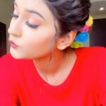 Akanksha Dubey Instagram - Mujhe bolte huye tum Mackup @rahul_makeup_official 🙏❤️ #akankshadubey