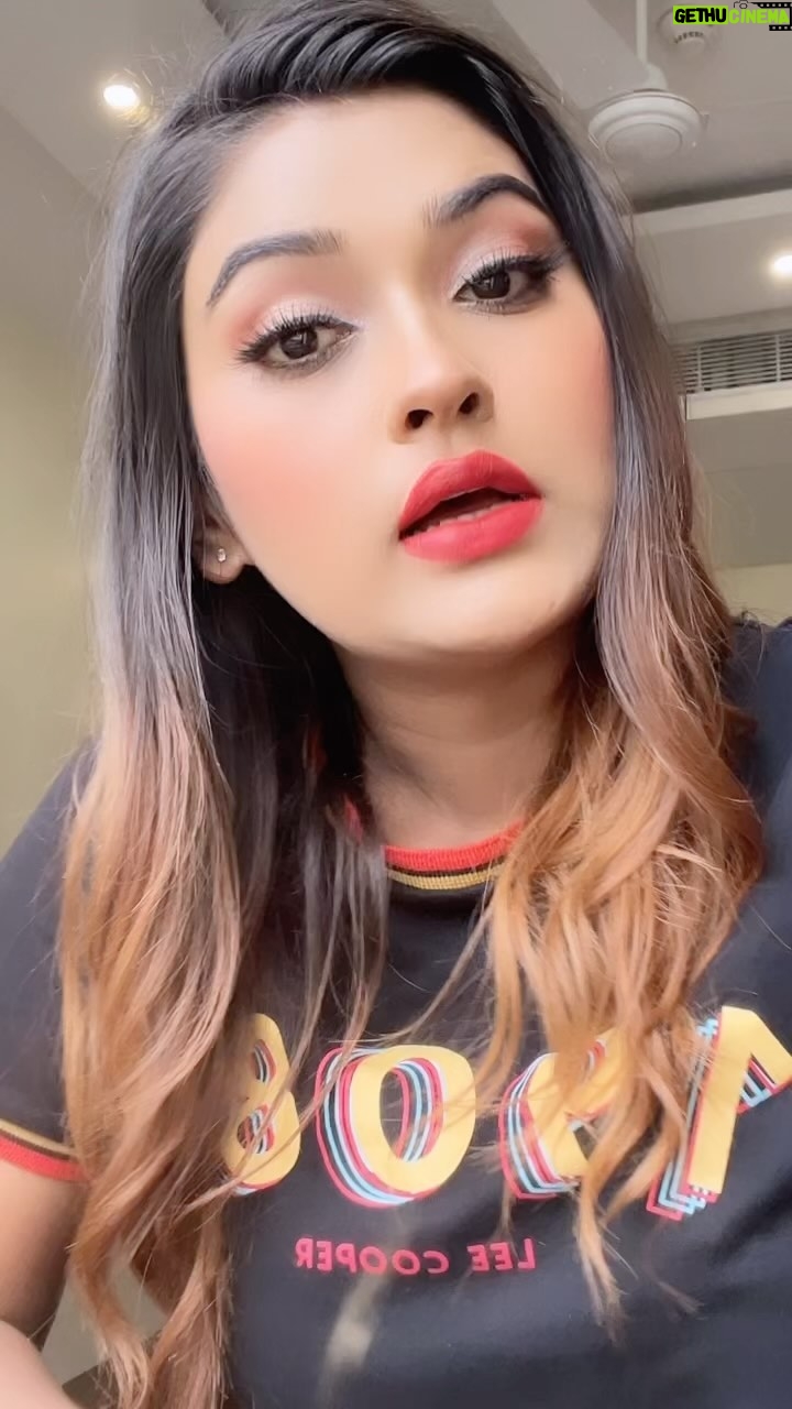 Akanksha Dubey Instagram - Jisse tumhara baap nahi jeet paya 😂😂 #akankshadubey
