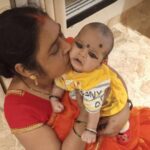 Akanksha Dubey Instagram - Dono cutie pie 🥰 ❤️ #my #world #my #smart #boy 😎