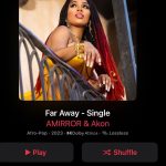 Akon Instagram - MY NEW SINGLE #FARAWAY with @akon is OUT NOW ON ALL PLATFORMS 🪞🎶 IM SO GRATEFUL FOR MY GOD MY TEAM My Man AND MY FAMILY FOR having my back believing in me & pushing me to my best ability!!!! I’m so excited for this journey! GO STREAM, REPOST,ETC LETS DO OUR BIG ONE WITH THIS REFLECTIONS! 🥰🪞🎶👑 LINK IN BIO!!!! #Amirror #Akon #FarAway #konvictkulture