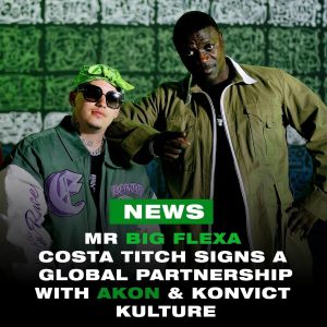 Akon Instagram - Titch Gang!😅💚 Big Flexa Remix Drops This Friday With @Akon feat. @alfakat__ & @magang_officialsa 
We would also like to announce a first of its kind global deal, @titchgangrecords has partnered with @konvictkulture and we are super excited to see what the future holds💚 🎨: @mishaalganjaz 📸: @thabo_meko16 #BigFlexaRemix #Akon #CostaTitch #TitchGangRecords #KonvictKulture