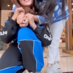 Akshara Singh Instagram - Happiness captured 💙✨📸 . . . . . . #aksharasingh #cherish #surbhitiwari #soulsisters