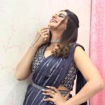 Akshara Singh Instagram – Show yourself more love 💟
.
.
.
.
.
.
.
Wearing 👗💎 @weddingcloset_ 

#aksharasingh #lfl #love #saree #violet #event #night