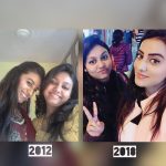 Akshara Singh Instagram - This pic made me emotional hum school me kabhi aise perform kiya karte the ♥️ saal 2000 me ye unexpected sa bond bana jo Ki unbelievable, real aur kab sabse special ho gaya pata nahi chala I mean just look at us 🤗♥️though we don’t have a blood connection I still feel lucky that we have a connection of emotion ,love,care & concern 🤗 @surabhitiwariofficial_ with you I can tell everything without hesitation & I know u won’t judge ,you lift my spirit ,you won’t hurt me intentionally I know you’ll be my side always ♥️🧿 I’m thankful for everything mera baccha specially the care you do aur puchhti ho didi khana khayi ho? Apna Khayal rakho didi 🥹 #soulsister likhna to Bahut Kuchh chahti hu par I love you ♥️😘