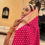 Akshara Singh Instagram – Being the twinkle of the night in banarasi lehenga ✨♥️ 
.
.
.
.
.
.
.
🥻 @jarierabanaras 
💎 @jewelkartfashion 
#aksharasingh #lfl #banarasi #lehnga #indian #look