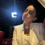 Akshara Singh Instagram – Moon & stars talk better than humans ⭐️🌙♥️
.
.
.
.
.
#aksharasingh #trip #lfl #dubai #night #sky #stars