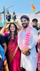 Akshaya Deodhar Instagram - अखिल भारतीय मराठी नाट्य संमेलन महाबळेश्वर २०२४ 🙏🏼🎭