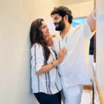 Akshaya Deodhar Instagram - . "Celebrating the love that grows stronger with each passing day. Happy Valentine's Day, my beautiful wife! 💖" . #akshayadeodhar #hardeekjoshi #ahaa #valentineday