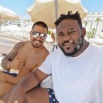 Alain-Gloirdy Bakwa Malary Instagram – Me and my brother @deshko_dobrev , relax on the beach… I LOVE THIS JOB #CESTBONDEJA #ilovethisjobs #bodygardspowers #peaceandlove #littleandsmallkids #cokeboys Annex Beach Cannes