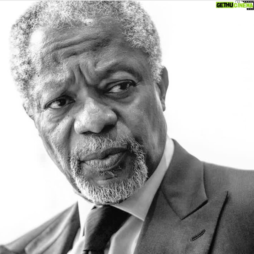 Alain-Gloirdy Bakwa Malary Instagram - Je salue la mémoire de Kofi Annan, serviteur de l’humanité. Son combat pour la paix et l’Afrique est un exemple à suivre... #nationsunies #onu #prixnobeldelapaix #kofiannan