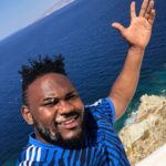 Alain-Gloirdy Bakwa Malary Instagram - Living my best life ☀️ #greece #mykonos #frenchmontanatour #bodyguard #cestbondeja #plusmodelmag #blackmodel #plussize #bigandtall #niceview #sea #cokeboys Mykonos