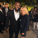 Alain-Gloirdy Bakwa Malary Instagram - Merci au chef @emmanuelmacron et à l’incroyable première dame pour leur invitation. Ça a été un plaisir et un honneur de les trouver, ainsi que mes collègues de la sécurité pendant la campagne 🇫🇷 #emmanuelmacron #elysee #paris #presidentdelarepublique #cestbondeja #bodyguard #makao #plussizemodel Élysée – Présidence de la République française