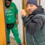 Alain-Gloirdy Bakwa Malary Instagram - C’est fermé.. faut pas abuser quand même ! // cc @djibaouikamel 🤜🏼🤛🏾 #humour #toctoc #Kamel #Makao #acting #cestlaguerre Tours, France