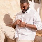 Alain-Gloirdy Bakwa Malary Instagram - #Happy to be #back ☀️ un peu de chaleur après ces mois difficiles #sun #white #sud Merci à ceux qui m’ont soutenu ces derniers mois 📸 @gemo_officiel Tours, France