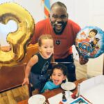 Alain-Gloirdy Bakwa Malary Instagram - Déjà 3 ans pour mon Enzy 🥳 Vous aussi vos enfants kiffent Pat’patrouille ? 😂 #family #monsang #pawpaw #cestbondeja #love #dadandson Tours, France