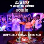 Alain-Gloirdy Bakwa Malary Instagram - Rendez-vous demain à 12h pour la sortie de « Soirée » de @djkayz ft @mokobe113 @dieselleofficiel @dry_officiel_ 🔥 T’aimes la funk ? T’aimerais te faire recaler par le videur du clip ? 🤣 #cestbondeja #funk #soiree #nightclub