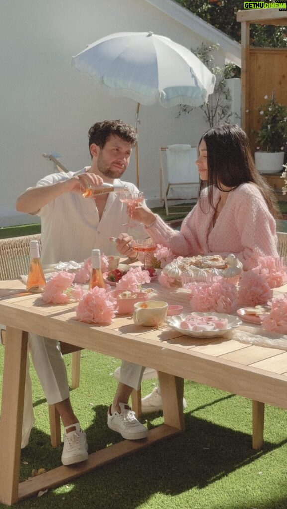 Alanna Panday Instagram - A little Valentine’s Day backyard picnic 🎀 Wearing @revolve Los Angeles, California