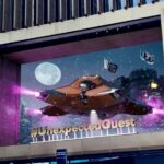 Alastair Aiken Instagram - This is so cool! 👏🏻 An actual WORLD FIRST meta moment syncing across three worlds brought to you by @ITV & @johnlewis! 🔥 Skye has just crashed onto the Outernet screen at Tottenham Court Road… ...she’s also making an appearance in the I’m a Celebrity show with a special castle coin challenge… and finally she’s landing in Fortnite creative as part of an exclusive final trial in the I’m a Celebrity Trials map! 🥳 Jump in and play with code 6991-4289-2871. #ImACelebxJohnLewis #UnexpectedGuest #Ad