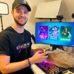 Alastair Aiken Instagram - Loving my new gaming monitor 😍 144z, 1ms response time AND 4k resolution! (Swipe to see the back of the monitor too!) #WorldFirst4KIPS1ms #LGUltraGear #27GN950 @UltraGear_Gaming #ad