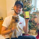 Alastair Aiken Instagram - AD @Spotifyuk 2019 wrapped cards are here! 😄🐶Who out of all of you listened to the most music?! 🎧 If you are new to Spotify Premium don’t forget to take advantage of Spotify’s current offer where you get 3 Months of Premium for free!! Trial terms apply #SpotifyWrapped #SpotifyPremium