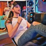 Alastair Aiken Instagram - The moment I got the lap record on the Formula E simulator! 😎@FEVoltage #FEvoltage #ad