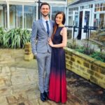 Alastair Aiken Instagram - Spending the weekend with this one’s family, for a wedding. Look how stunning Clare looks! 😍 I hope you’re all having a great weekend too. 👊🏻