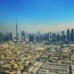 Alastair Aiken Instagram - A helicopter tour of Dubai - Absolutely stunning! 😍🚁 I’m so lucky to travel the world with Clare, thank you @visit.dubai for making it happen! 🙌🏻💙 #VisitDubai