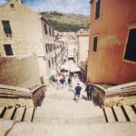 Alastair Aiken Instagram - 🔔SHAME🔔 at the steps in Dubrovnik where they filled the ‘shame’ scene from Game of Thrones! 🥰 𝐃𝐔𝐁𝐑𝐎𝐕𝐍𝐈𝐊 𝐎𝐋𝐃 𝐓𝐎𝐖𝐍