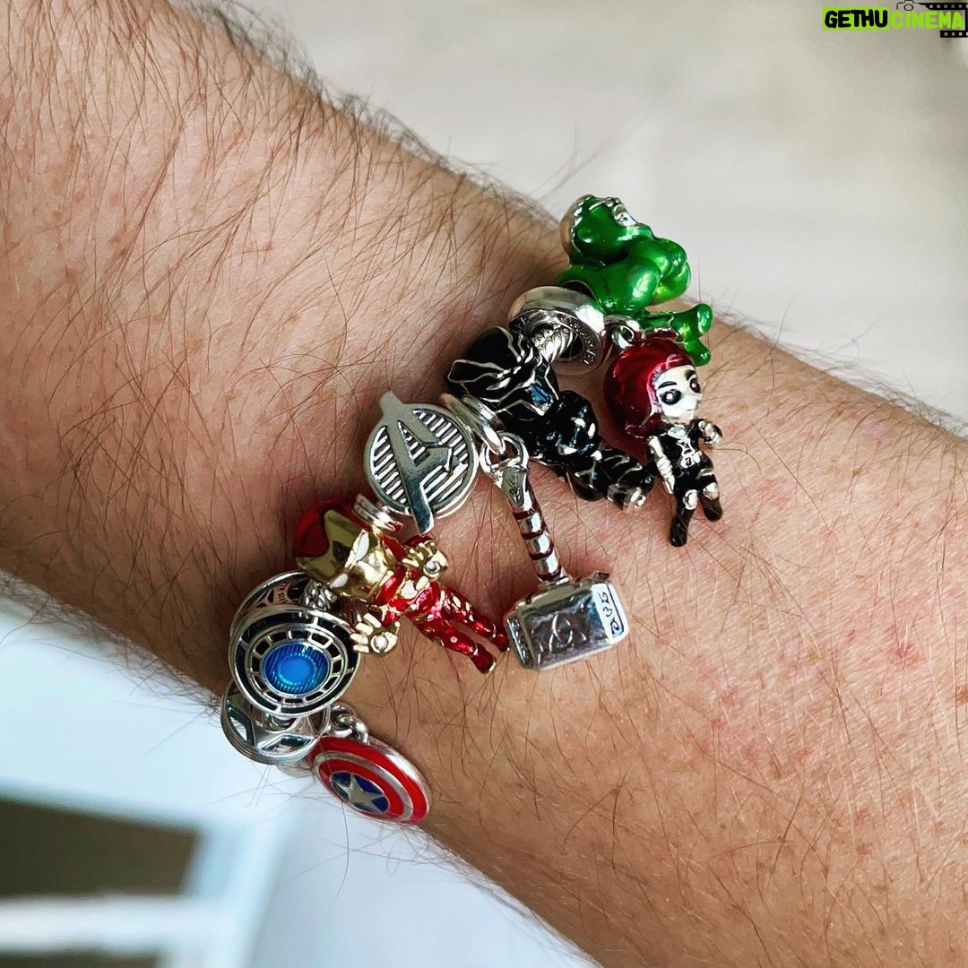 Alastair Aiken Instagram - Who's your favourite Marvel character? 👀 The new @theofficialpandora x Marvel collection is out now! #MARVELXPANDORA #AD