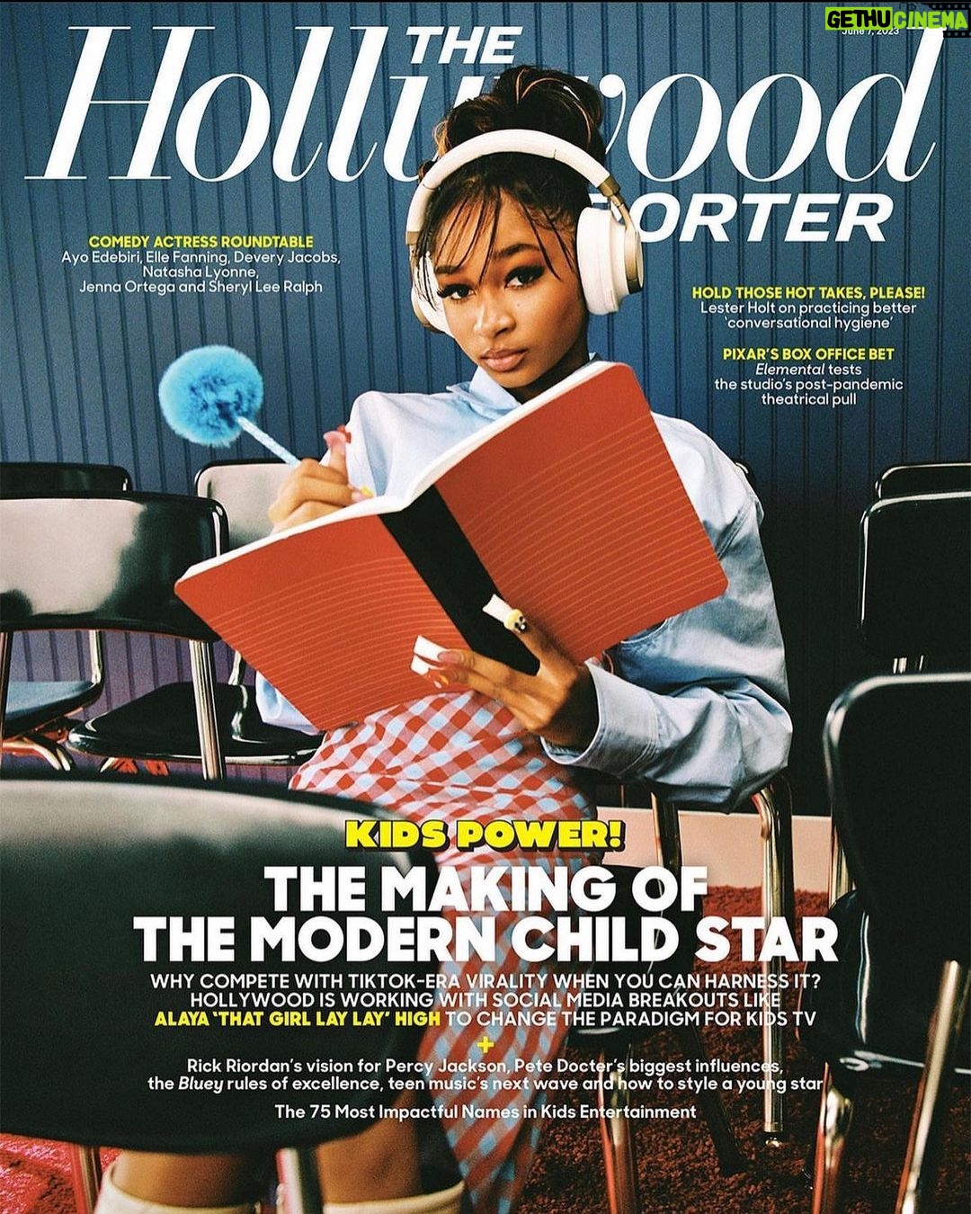 Alaya High Instagram - Cover Girl 💋 @hollywoodreporter