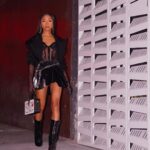 Alaya High Instagram - The girl that got em all saying they “ That Girl “ Blazer, Corset skirt by @muglerofficial Chain belt @byondmeasure Photog: @jqproductions Mua: @fukjacimjill Hair: @whoisvickyb Styling: @sankaraxt
