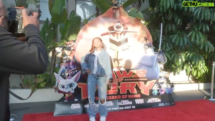 Alaya High Instagram - I had so much fun watching this movie with my friends & family! In theaters now — go see it this weekend! #PawsOfFuryMovie #DoWhatIWant