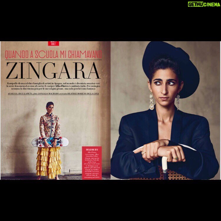 Alba Flores Instagram - Si, @vanityfairitalia Si, Zingara #OpreRoma #salvinidimisión #stopracism #stopantigitanismo