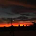 Alba Flores Instagram – Cuando más atropellada voy por la vida, más bonitas son las puestas de sol #mensajecósmico #madrid