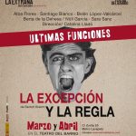 Alba Flores Instagram – @laextranacompania nos despedimos en @teatrodelbarrio de nuestro montaje “La excepción y la regla”.
Ya están a la venta las entradas, no digáis luego que no avisé!