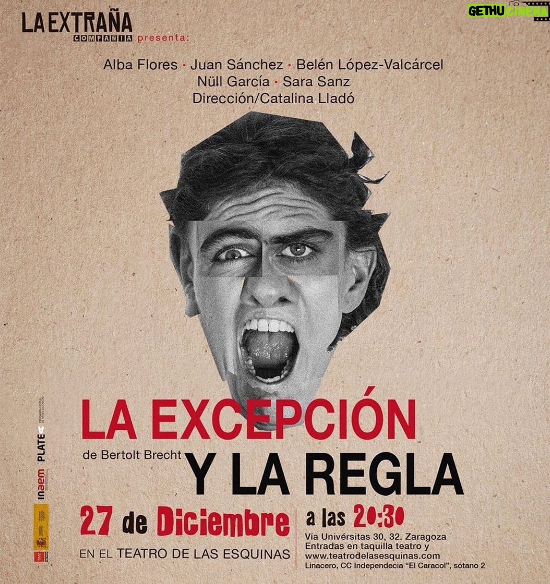 Alba Flores Instagram - Felices y Extrañas Fiestas!! Nuestra última función de 2019 será en @teatrodelasesquinas en Zaragoza! En 2020 seguiremos! @laextranacompania