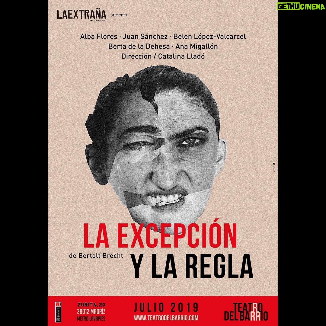 Alba Flores Instagram - 2ª Vuelta! @laextranacompania @teatrodelbarrio