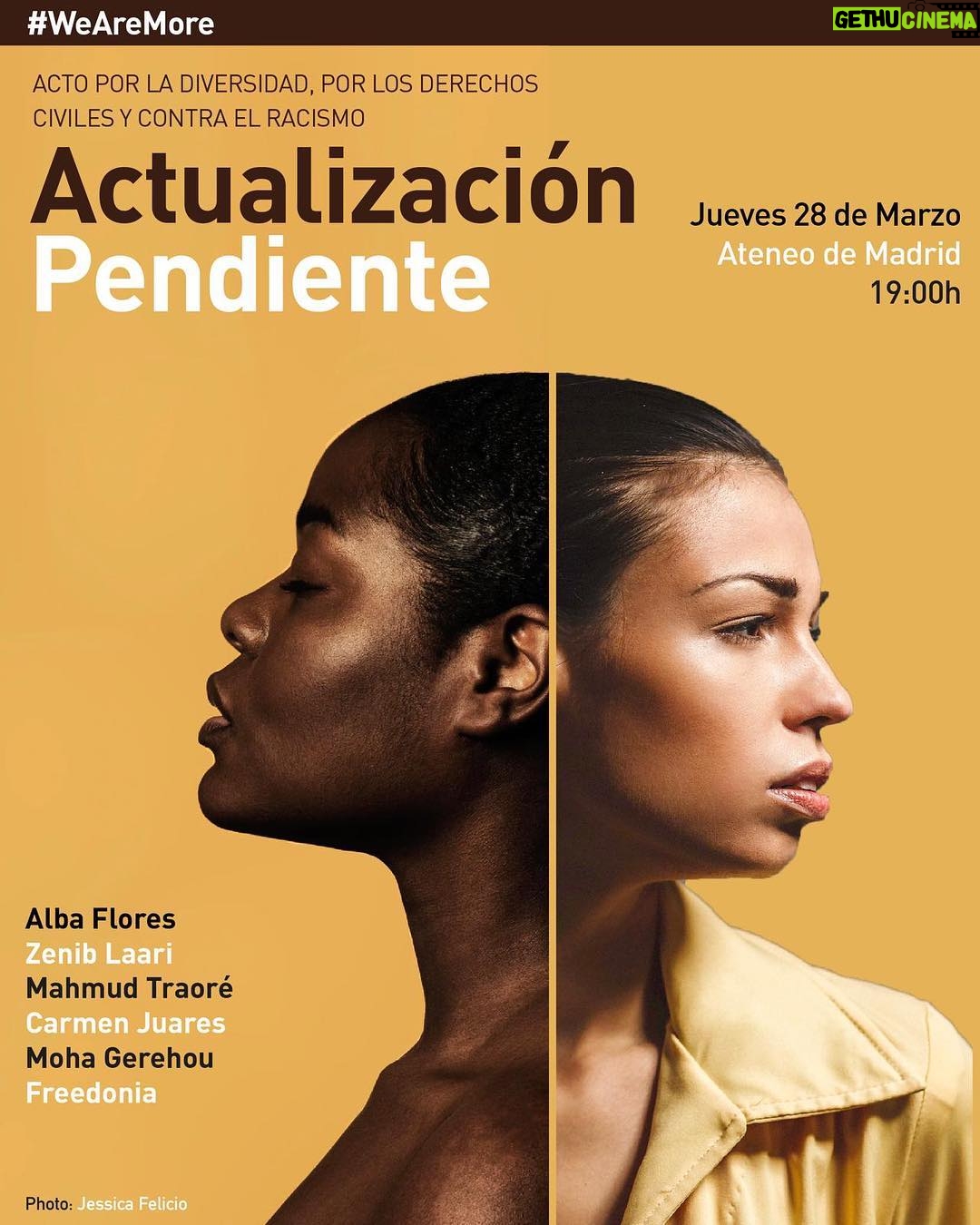 Alba Flores Instagram - Este Jueves nos actualizamos en el Ateneo de Madrid #wearemore