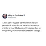 Alberto Fernández Instagram – No era un problema de “tibieza”, como muchos plantearon.

Como siempre reclamamos, no se va a consumar la trampa de aquellos acreedores privados que, perjudicando al Banco Nación y a los 1290 productores agropecuarios, pretendían quedarse con Vicentin pagando unas monedas.