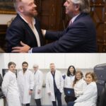 Alberto Fernández Instagram - Por primera vez, la Argentina presentó una empresa biotecnológica para desarrollar productos para tratar pacientes con cáncer, enfermedades autoinmunes e inflamatorias. Hay un candidato que quiere destruir el Ministerio de @cienciaytecnologiaar y el @conicetdialoga, pero sus resultados son un orgullo 🇦🇷 GALTEC transformará 30 años de descubrimientos en nuevas estrategias terapéuticas, sobre una molécula caracterizada en nuestro país. Agradezco a @gabriel.rabinovich, investigador del CONICET, y a las y los científicos que día tras día mejoran la vida de la gente. Así lo expresó Rabinovich: "todos estos descubrimientos no hubieran sido posibles sin el CONICET y el Ministerio de Ciencia, Tecnología e Innovación. A su vez, este proyecto involucró a un enorme número de becarios, investigadores y técnicos del CONICET". Este es el camino 🇦🇷