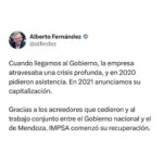 Alberto Fernández Instagram - El cuerpo principal de la turbina fabricada por IMPSA llegó ayer a la central hidroeléctrica de Yacyretá. Esta es su historia 👉
