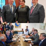 Alberto Fernández Instagram - Concluimos la Cumbre #UECELAC tras dos intensos días de trabajo. Los resultados han sido más que satisfactorios. La Argentina continúa profundizando sus relaciones con líderes de Latinoamérica y Europa 🇦🇷🤝🌍 Fortalecer el multilateralismo es la vía para nuestro crecimiento y nuestro desarrollo. A través del diálogo, hemos compartido nuestra visión del contexto global y hemos llegado a acuerdos muy importantes para la Argentina y la región. Bruselas