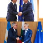 Alberto Fernández Instagram - Concluimos la Cumbre #UECELAC tras dos intensos días de trabajo. Los resultados han sido más que satisfactorios. La Argentina continúa profundizando sus relaciones con líderes de Latinoamérica y Europa 🇦🇷🤝🌍 Fortalecer el multilateralismo es la vía para nuestro crecimiento y nuestro desarrollo. A través del diálogo, hemos compartido nuestra visión del contexto global y hemos llegado a acuerdos muy importantes para la Argentina y la región. Bruselas