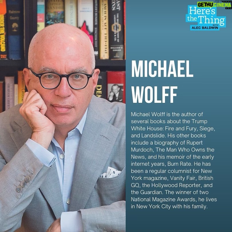 Alec Baldwin Instagram - Join us on Wednesday, October 11th at The Town Hall, as I sit down with Michael Wolff to talk about "The Fall: The End of Fox News and the Murdoch Dynasty.” For more information and tickets, head to the link in my bio, or thetownhall.org & ticketmaster.com. Use code HTT to receive a discount.