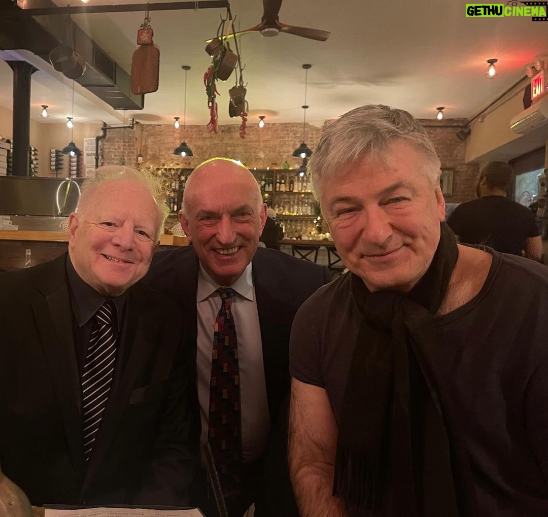 Alec Baldwin Instagram - A wonderful program last night at @msm.nyc The Firebird, Elgar. Wonderful performance. Dinner after w these two chaps. The great maestro @leonardslatkin and MSM President, Jim Gandre.