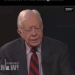 Alec Baldwin Instagram - This is the first in a series of brief clips where former presidents discuss the realities of US policy in the Middle East. One might assume that US Presidents can speak more candidly once the burdens of directing America’s foreign policy are no longer their responsibility. This is Jimmy Carter on DEMOCRACY NOW in 2007.