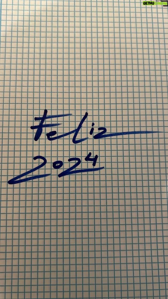 Alejandro Sanz Instagram - Juntos vamos a escribir el año 2024 con la mejor de las letras. Feliz año 🥷❤️