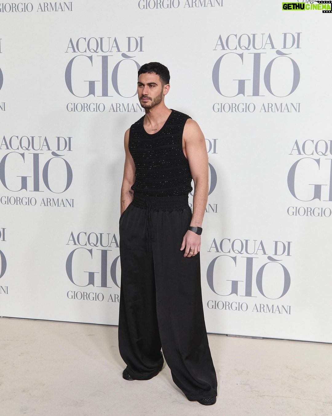 Alejandro Speitzer Instagram - Beautiful night with #acquadigio 🖤 @armanibeauty #armanibeauty