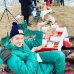 Aleksandr Gudkov Instagram - МОИ ВКУНСЫ ПОДЪЕХАЛИ! @minogarova НЕТ ТАКОЦ ДРУГОЦ КРЫНЖЕЛИКИ АЛЬБЕРТОВНЫ! С ДНЁМ РОЖДЕНИЯ! #ларисатчрэш Анжела Альбертовна