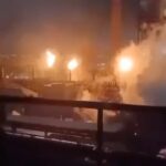 Aleksandr Shpak Instagram - 2 года спустя. 💥Ночью прилетело по Липецкому металлургическому комбинату Вероятно, это были неизвестные беспилотники. Снова беспокойная ночь на россии.
